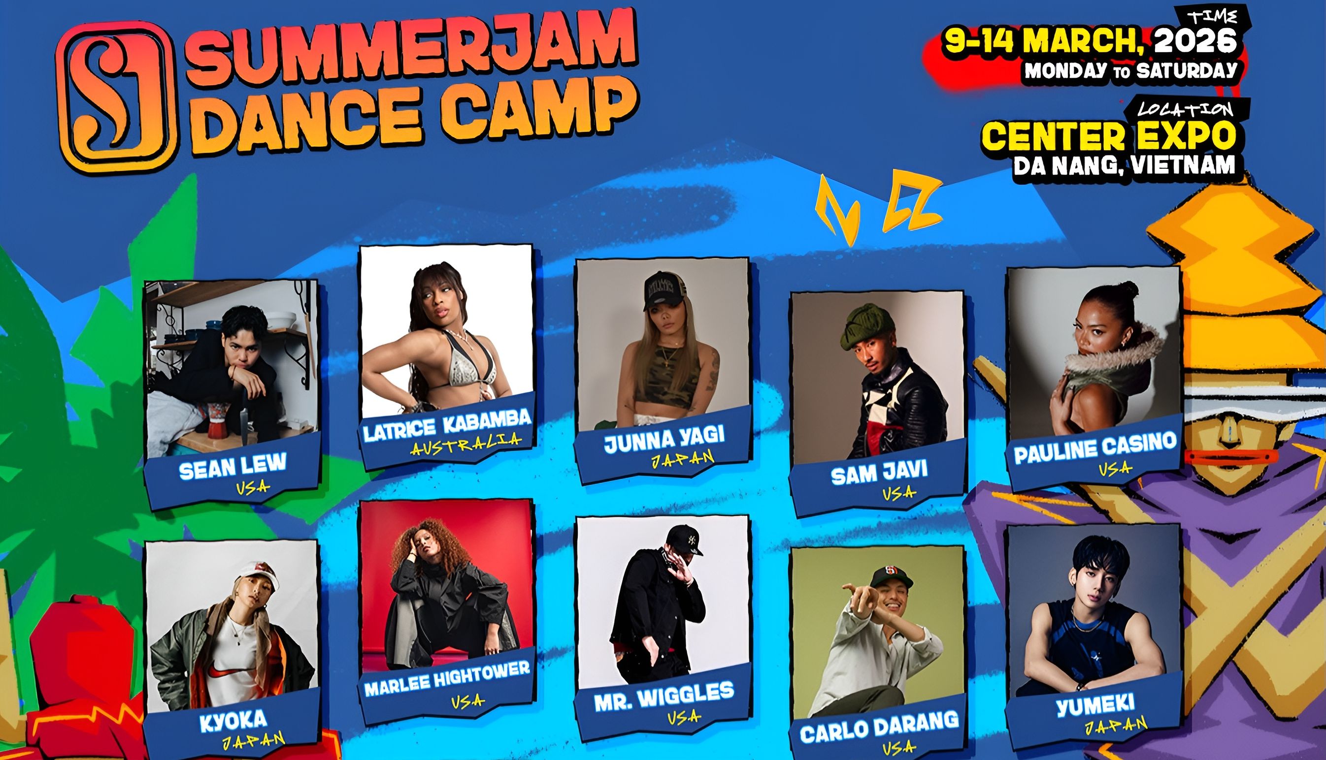 SummerJamDanceCamp: Workshops - Onboarding🔥 KRISTEN, NAIN, MT POP, ...